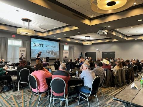 A group of farmers attending The DIRTT Project Live